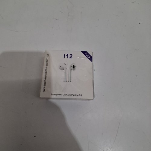 TWS I12 WIRELESS BLUETOOTH 5.0 HEADPHONES EARBUDS - WHITE (MODEL: I12) image 5