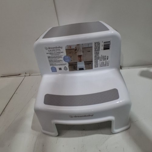DREAM BABY 2 UP TODDLER STEP STOOL - GREY/WHITE image 2