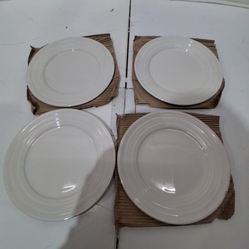 12PC BIANCO STRIPE DINNERWARE SET - WHITE (MODEL: 50474671) image 3