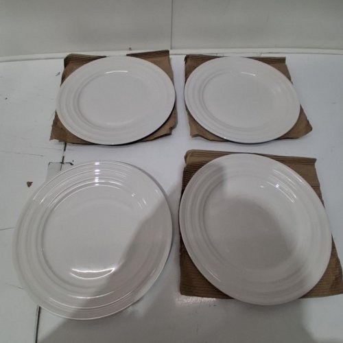 12PC BIANCO STRIPE DINNERWARE SET - WHITE (MODEL: 50474671) image 4
