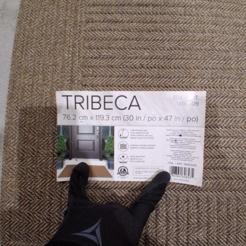 TRIBECA INDOOR/OUTDOOR MAT - 30" X 47" - NATURAL (MODEL: 1890009) image 3