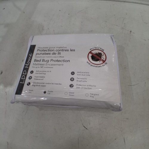 LDD HOME BED BUG WATERPROOF MATTRESS ENCASEMENT - KING - WHITE image 5