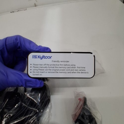 KYLTOOR DUAL 4 K UHD DASH CAM WITH BACK UP CAMERA - 3.16" SCREEN - 32GB SD INCLUDED - BLACK image 3
