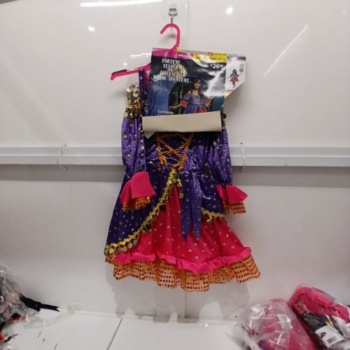 2PC FORTUNE TELLER COSTUME SET - LARGE (10-12)- PURPLE AND PINK (ITEM: 70130) image 2