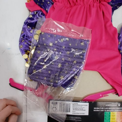 2PC FORTUNE TELLER COSTUME SET - LARGE (10-12)- PURPLE AND PINK (ITEM: 70130) image 4