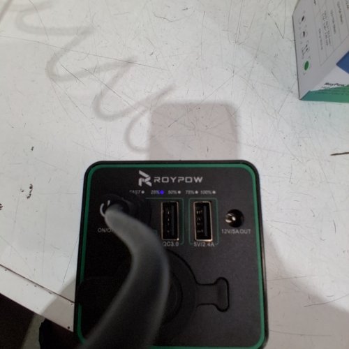 ROYPOW POWER BANK WITH CIGARETTE LIGHTER SOCKET - BLACK/RED (MODEL:C86) image 2
