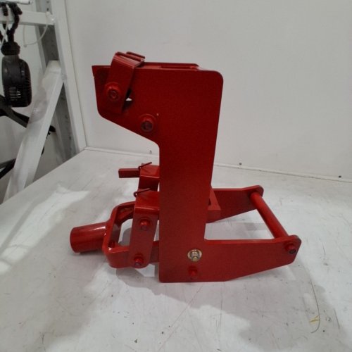 OKSTENCK PORTABLE WALL JACKS FOR FRAMING & LIFTING WALL BEAMS USED WITH 1-1/2" X 3-1/2" CEDAR POLES OR 1" DIAMETER STEEL TUBING UP TO 1,000 LBS LOAD CAPACITY - RED (ITEM: YL0126) image 5