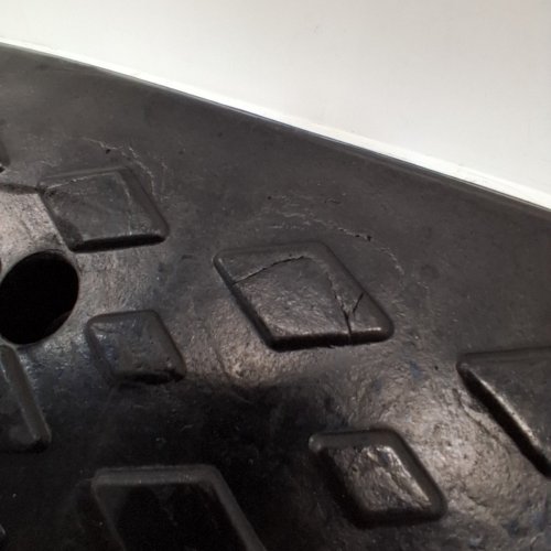 FOIRY RUBBER CURB RAMP - 22 TON CAP - 39'' X 9.8'' X 4'' - BLACK image 3