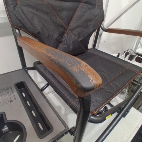 MAC SPORTS FOLDING DIRECTOR CAMPING CHAIR- 300LBS MAX/CAP - GREY (MODEL: 1872256) image 5