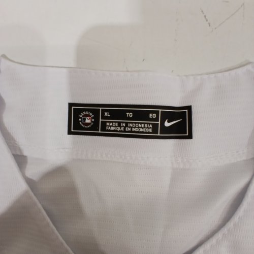 MEN'S NIKE MLB OFFICIAL TORONTO BLUE JAYS HOME REPLICA SHORT-SLEEVE BASEBALL JERSEY - XL - WHITE image 2