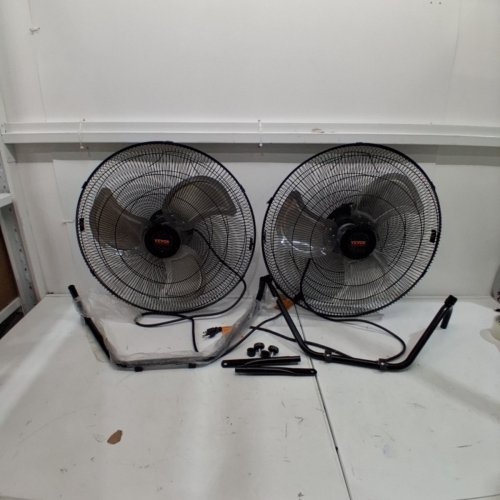 2PK XCITY 3-SPEED METAL INDUSTRIAL FLOOR FAN - 20" - BLACK (MODEL: HIFANXFLOOR20) image 6