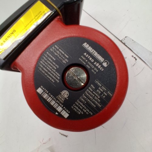 ARMSTRONG ASTRO 286CI CAST IRON CIRCULATING PUMP - 230 V - 60HZ - RED (MODEL: 110223-324) image 2