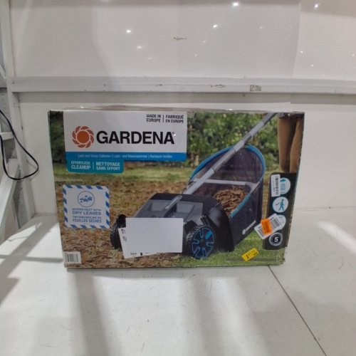 GARDENA LEAF AND LAWN GRASS COLLECTOR - BLACK/BLUE (MODEL: 3565-20) image 5