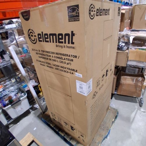 ELEMENT STAINLESS STEEL TOP MOUNT REFRIGERATOR WITH REVERSIBLE DOOR - 30" - 20.5 CU FT. - SILVER (MODEL ERT21CSCS-CA) image 12