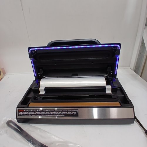 SEATAO DRY & MOIST DOUBLE SEAL INDUSTRIAL VACUUM SEALER - 120V, 135W - BLACK AND SILVER (MODEL: VH5188) image 3
