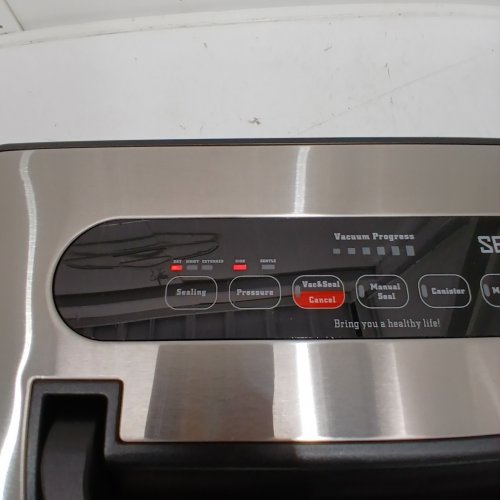 SEATAO DRY & MOIST DOUBLE SEAL INDUSTRIAL VACUUM SEALER - 120V, 135W - BLACK AND SILVER (MODEL: VH5188) image 4