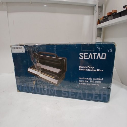 SEATAO DRY & MOIST DOUBLE SEAL INDUSTRIAL VACUUM SEALER - 120V, 135W - BLACK AND SILVER (MODEL: VH5188) image 8