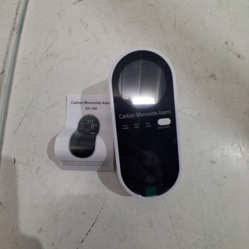 4 IN 1 CARBON MONOXIDE ALARM - BLACK AND WHITE (MODEL: KH-106) image 3