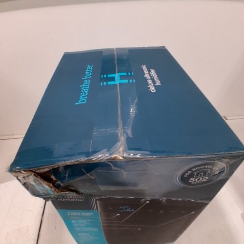 HOMEDICS DELUXE ULTRASONIC HUMIDIFIER WITH AROMA DIFFUSER AND NIGHT LIGHT - 70 HOURS RUNTIME PER TANK - 5.5L TANK - BLACK (MODEL: UHE-WMTF342-BK) image 3