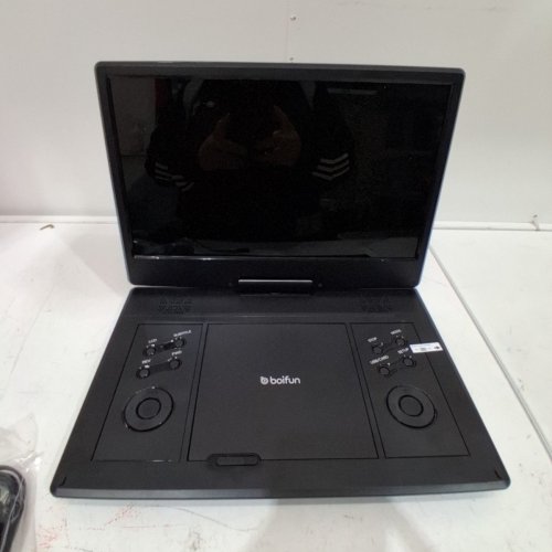 BOIFUN PORTABLE DVD PLAYER WITH 14.1" LARGE HD SCREEN - BLACK (MODEL: BFN-142) image 3