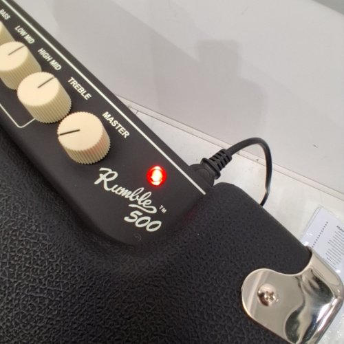 FENDER RUMBLE 500 V3 BASS COMBO AMPLIFIER - BLACK (MODEL : RUMBLEV3500) image 2