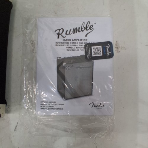 FENDER RUMBLE 500 V3 BASS COMBO AMPLIFIER - BLACK (MODEL : RUMBLEV3500) image 4