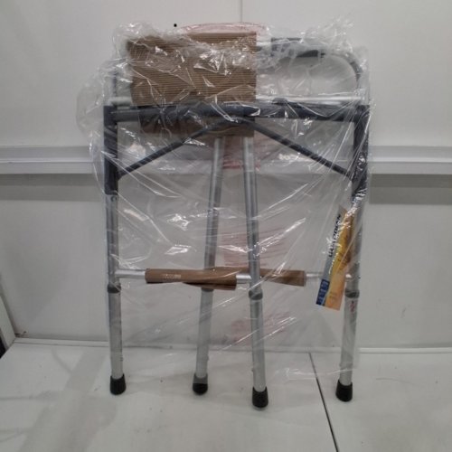 MEDLINE HEAVY DUTY FOLDING WALKER - FOR ADULTS 5'5"-6'4" (MODEL: G07767) image 2