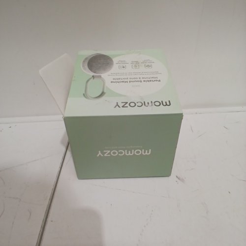 MOMCOZY PORTABLE SOUND MACHINE WITH NIGHT LIGHT - WHITE/GREEN (MODEL: WN06) image 4