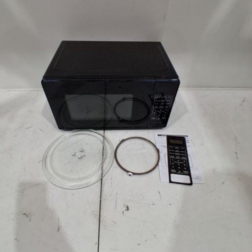 MAINSTAYS COUNTERTOP MICROWAVE OVEN - 0.7 CU FT - 700W - BLACK (MODEL: MSCMVB07BK-L2) image 3