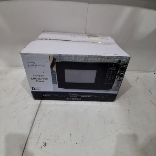MAINSTAYS COUNTERTOP MICROWAVE OVEN - 0.7 CU FT - 700W - BLACK (MODEL: MSCMVB07BK-L2) image 5