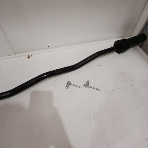 CAP BARBELL OLYMPIC EZ CURL BAR - 47" - BLACK (MODEL: OBIS-47B) image 3