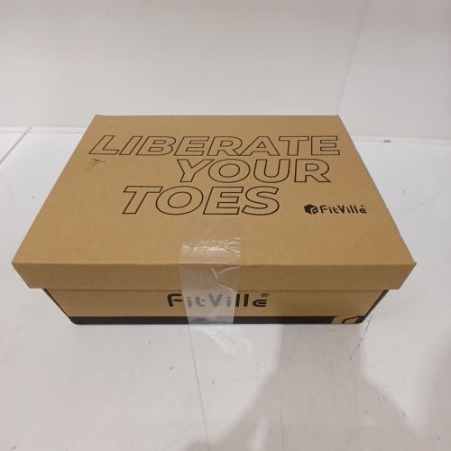 MEN'S FITVILLE EASYTOP RECOVERY SANDAL V4 - SIZE 8 WIDE - COCOA LUXE image 5