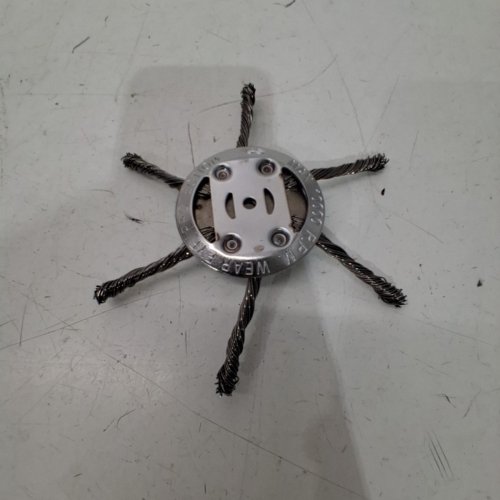 UNIVERSAL STEEL WIRE GRASS TRIMMER HEAD - 6" - SILVER image 2