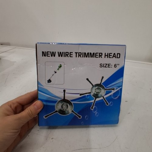 UNIVERSAL STEEL WIRE GRASS TRIMMER HEAD - 6" - SILVER image 3