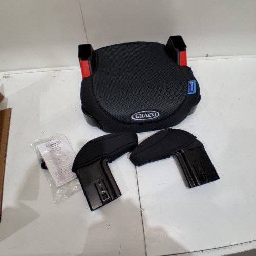 KID'S GRACO TURBOBOOSTER BACKLESS ADJUSTABLE CAR BOOSTER SEAT WITH CUP HOLDERS -40LBS TO 100LBS - BLACK (MODEL: 2166167) image 3