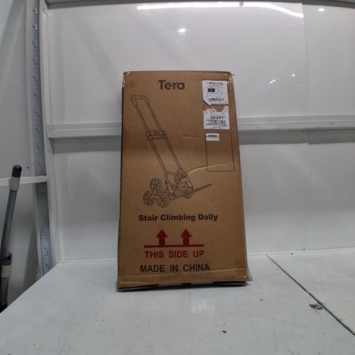 TERA STAIR CLIMBING DOLLY CART - 120LB STAIR CAPACITY - 260LB FLAT GROUND - 31" TO 41" HANDLE EXTENSION - BLACK/ORANGE - (MODEL:HT01) image 2