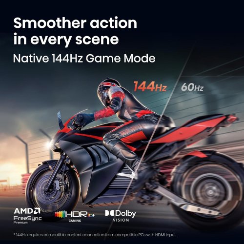 HISENSE QLED COLOR 4 K SMART MINI LED FIRE TV WITH 144HZ GAME MODE PRO, DOLBY VISION/ATMOS & ALEXA BUILT IN VOICE REMOTE - 50" - BLACK (MODEL: 50E5SF) image 4