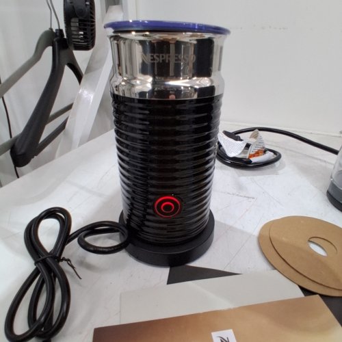 NESPRESSO VERTUO POP+ COMPACT COFFEE & ESPRESSO MACHINE WITH MILK FROTHER - LIQUORICE BLACK (MODEL: ENV92BAE) image 4