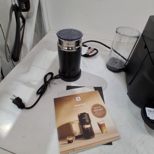 NESPRESSO VERTUO POP+ COMPACT COFFEE & ESPRESSO MACHINE WITH MILK FROTHER - LIQUORICE BLACK (MODEL: ENV92BAE) image 6