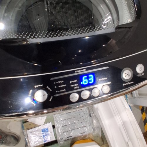 BLACK + DECKER PORTABLE WASHER - 0.9 CU.FT - WHITE - (MODEL: BPWM09W) image 2