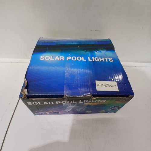 2PK QUNTIS UNDERWATER SOLAR POOL LIGHTS CHANGING LIGHT WITH 16 LIGHT COLOR, IP68 WATERPROOF BATHTUB LIGHT WITH TIMER FUNCTION AND REMOTE - BLUE image 5