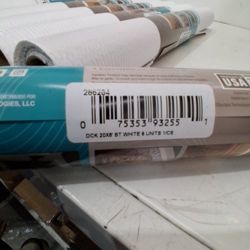 6PK DUCK EASYLINER SHELF LINER - 20" X 6FT - WHITE image 2