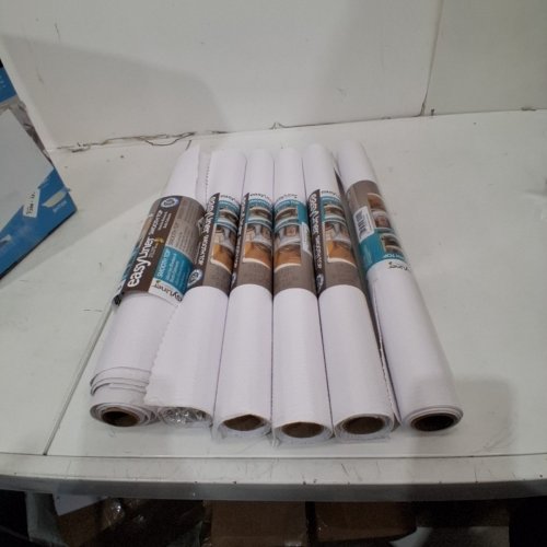 6PK DUCK EASYLINER SHELF LINER - 20" X 6FT - WHITE image 3