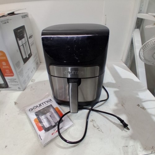 GOURMIA DIGITAL AIR FRYER - 6.6L/7 QT - BLACK AND STAINLESS STEEL (MODEL: GAF798) image 3