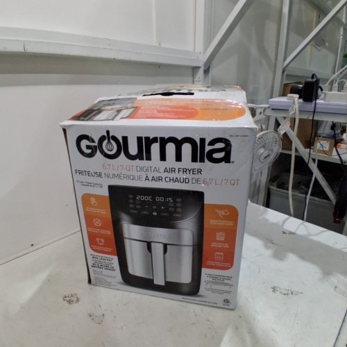 GOURMIA DIGITAL AIR FRYER - 6.6L/7 QT - BLACK AND STAINLESS STEEL (MODEL: GAF798) image 6
