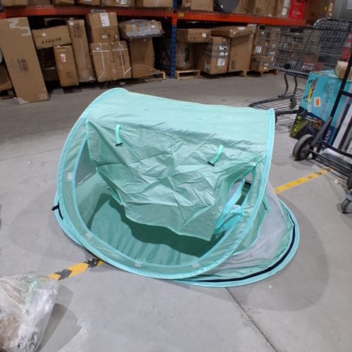 ORZBOW BABY BEACH TENT WITH MOSQUITO NET - 53" X 18" - GREEN\BLUE image 3