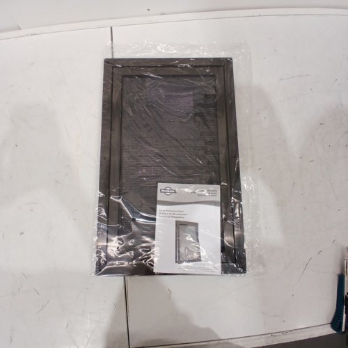 PETSAFE SCREEN DOOR FOR PETS - 19" X 12" - LARGE - BROWN (MODEL: ZPA11-16492) image 2