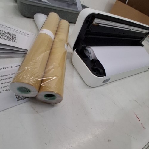 4PC GLORYANG INKLESS PORTABLE THERMAL PRINTER - FOR PAPER 8.5'' X 11'' - WHITE (MODEL: PD-A4) image 4