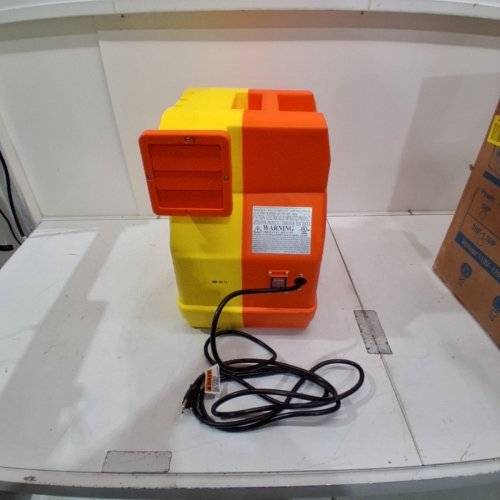 CARIVIA ELECTRIC AIR BLOWER FAN FOR INFLATABLE BOUNCE HOUSE - 1.5-2 H/P - 2700-2900PA - 110-120V - YELLOW/ORANGE (MODEL: S-U15) image 4