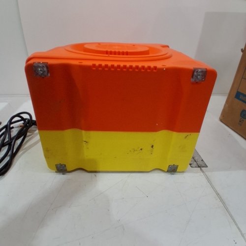 CARIVIA ELECTRIC AIR BLOWER FAN FOR INFLATABLE BOUNCE HOUSE - 1.5-2 H/P - 2700-2900PA - 110-120V - YELLOW/ORANGE (MODEL: S-U15) image 5